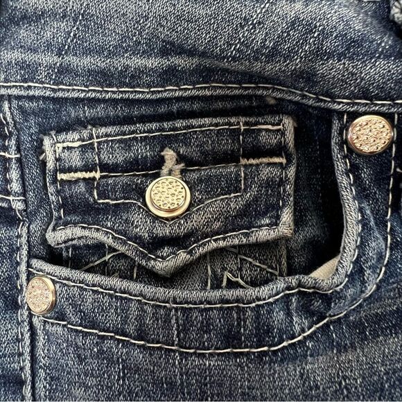 True Religion Jeans Swarovski Crystal World Tour Patch Size 26 - Picture 6 of 16